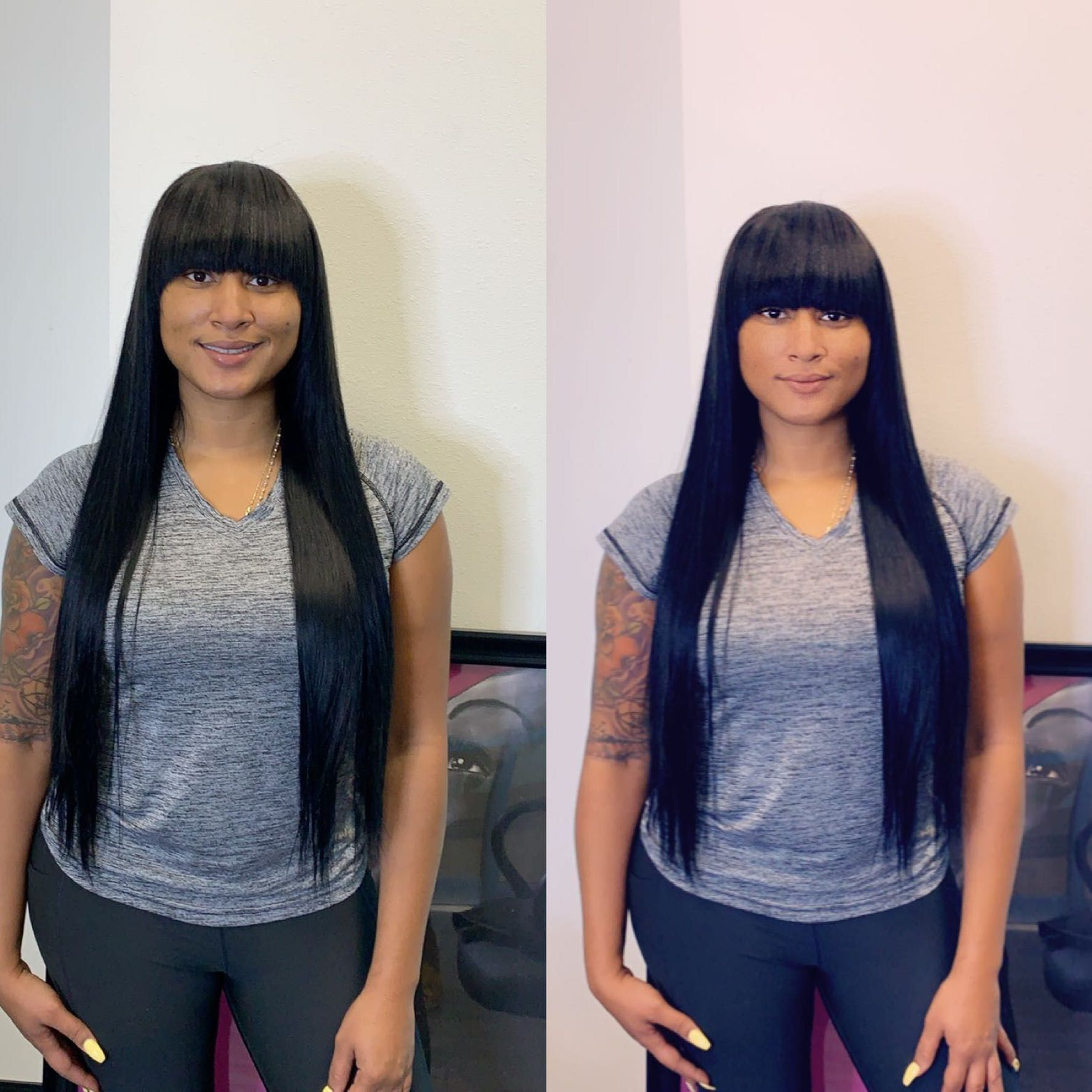 Special,Full Weave Install NO Leave Out,With Bang portfolio