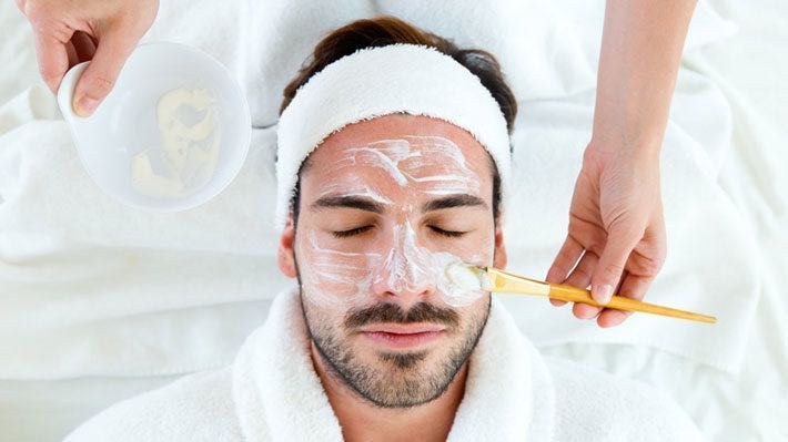 Haircut and facial deep cleaning with massage portfolio