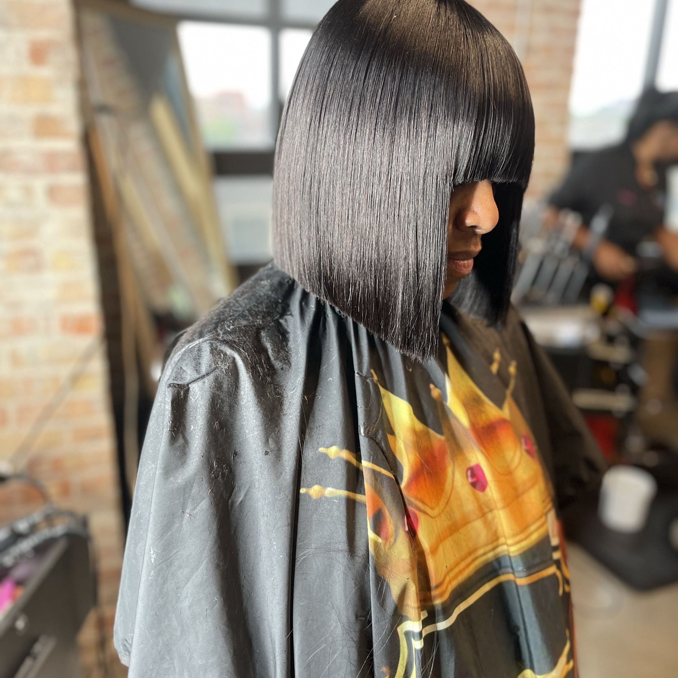 Chinese bang / blunt cut / hair include portfolio