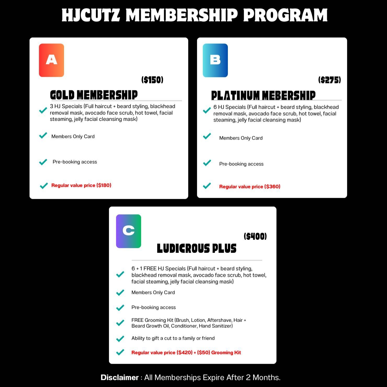 HJcutz Membership Program portfolio