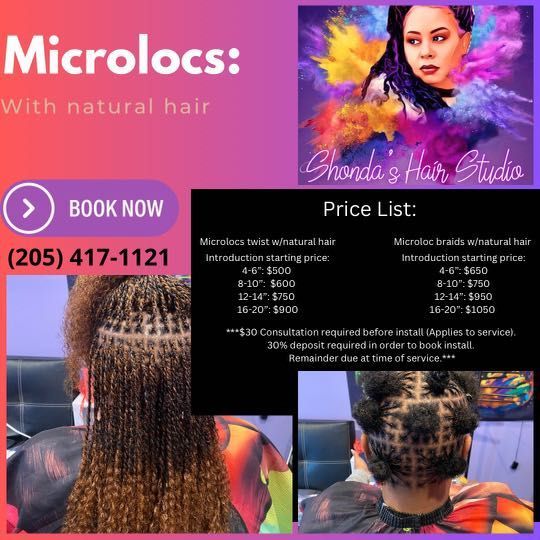 MicroLocs Braids (Natural Hair) portfolio
