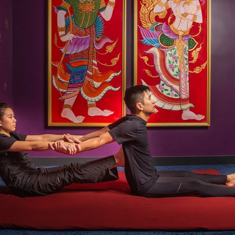 Classic Thai Stretching Massage on the floor portfolio