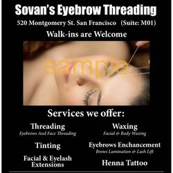 Sovans Eyebrow Threading, 4747 cypress ave, Richmond, 94804