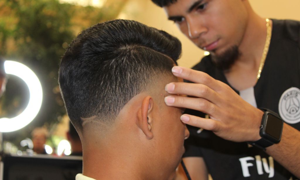 Barber/Stylist T.Money on X: Brown LV #Barber #salon #hair