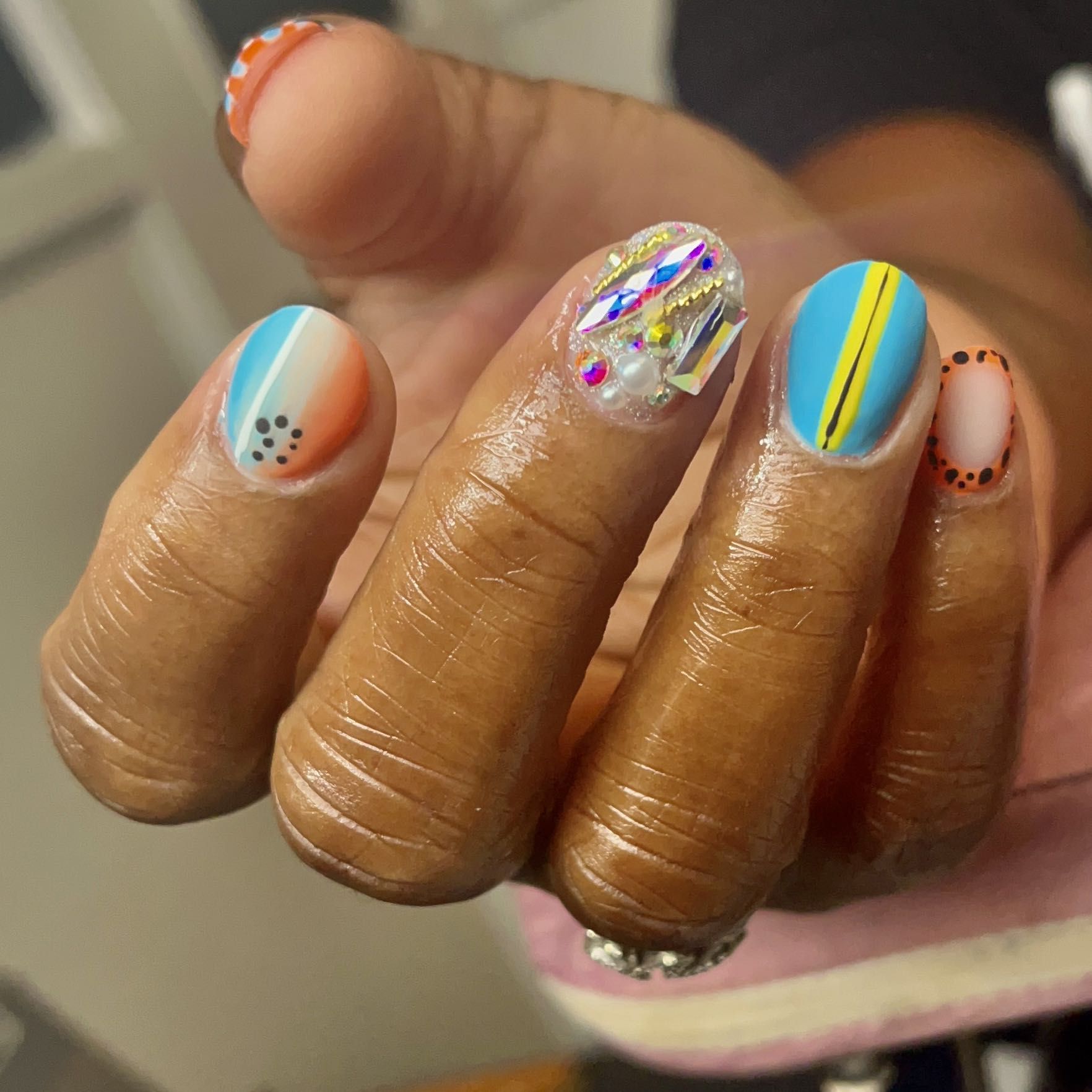 Full bling Nail 💎 (1 finger on each hand) portfolio