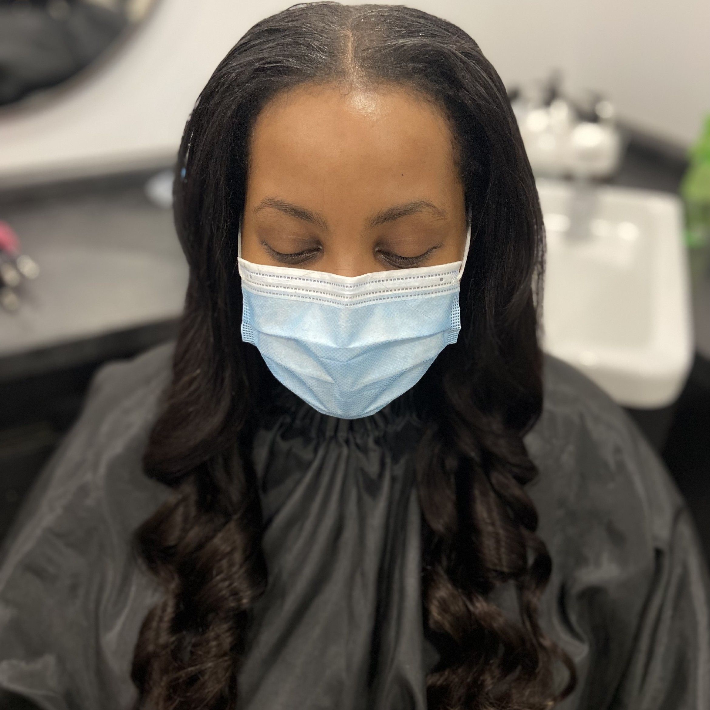 Sew-in with Leave Out portfolio
