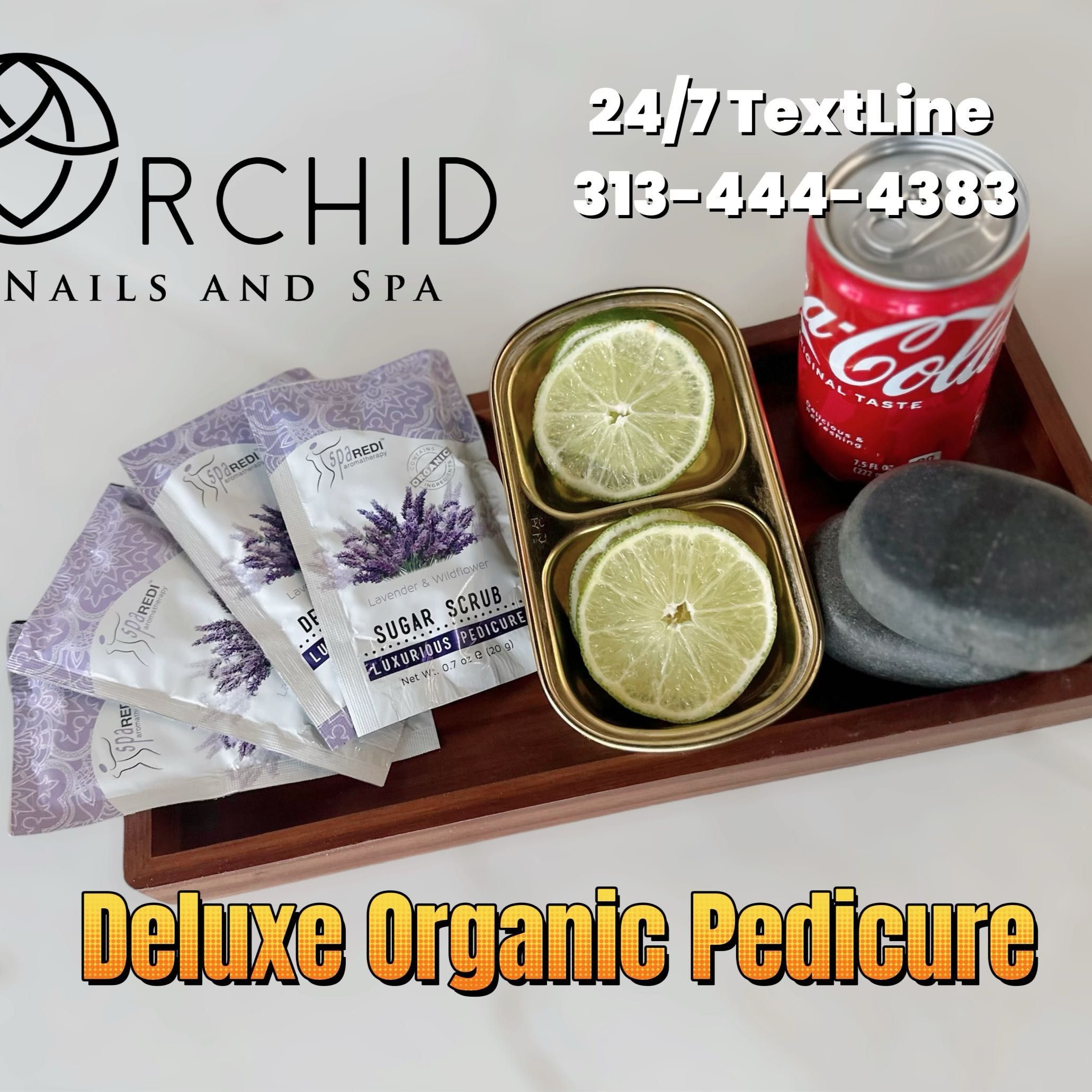 Deluxe Organic Pedicure with Regular Polish Dp P3 portfolio