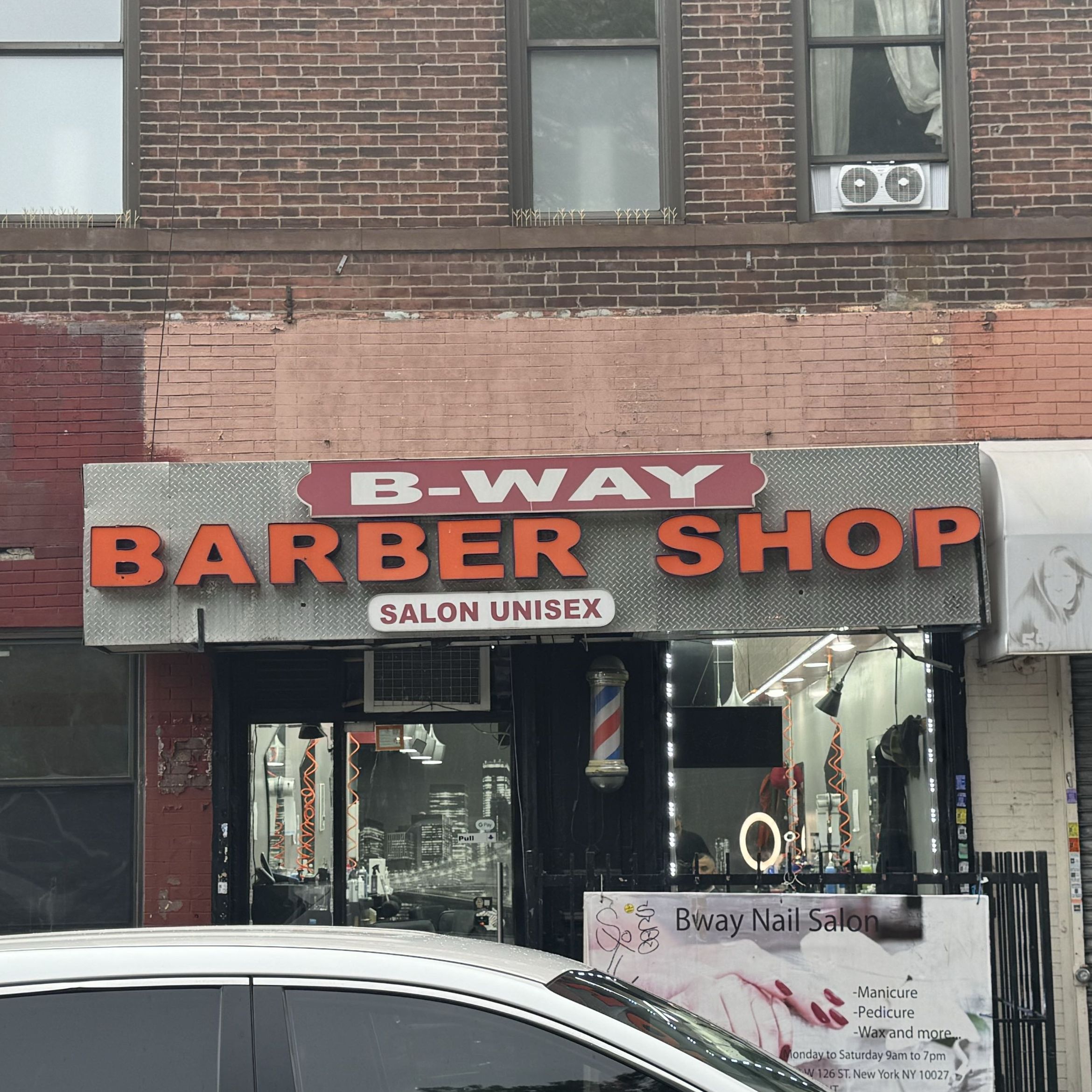 B-WAY Barbershop, 550 W 126th StNew York NY 10027, New York, 10027