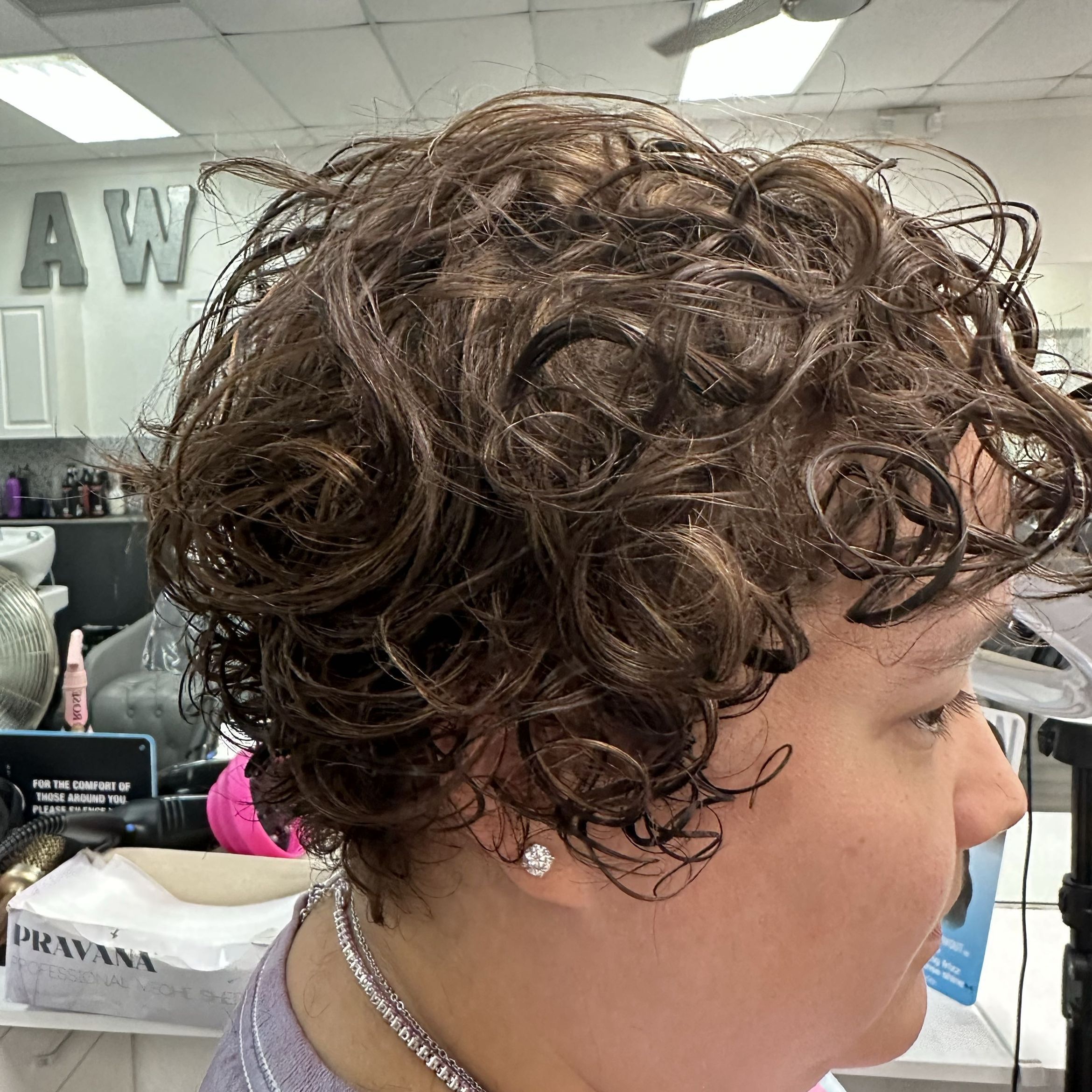 Curly haircut portfolio