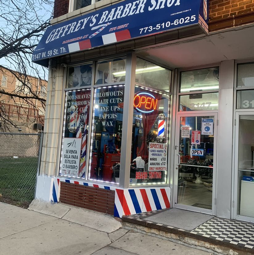 Geffrey’s Barbershop, 3147 w 59 st, 3147 w 59 st, Chicago, 60629