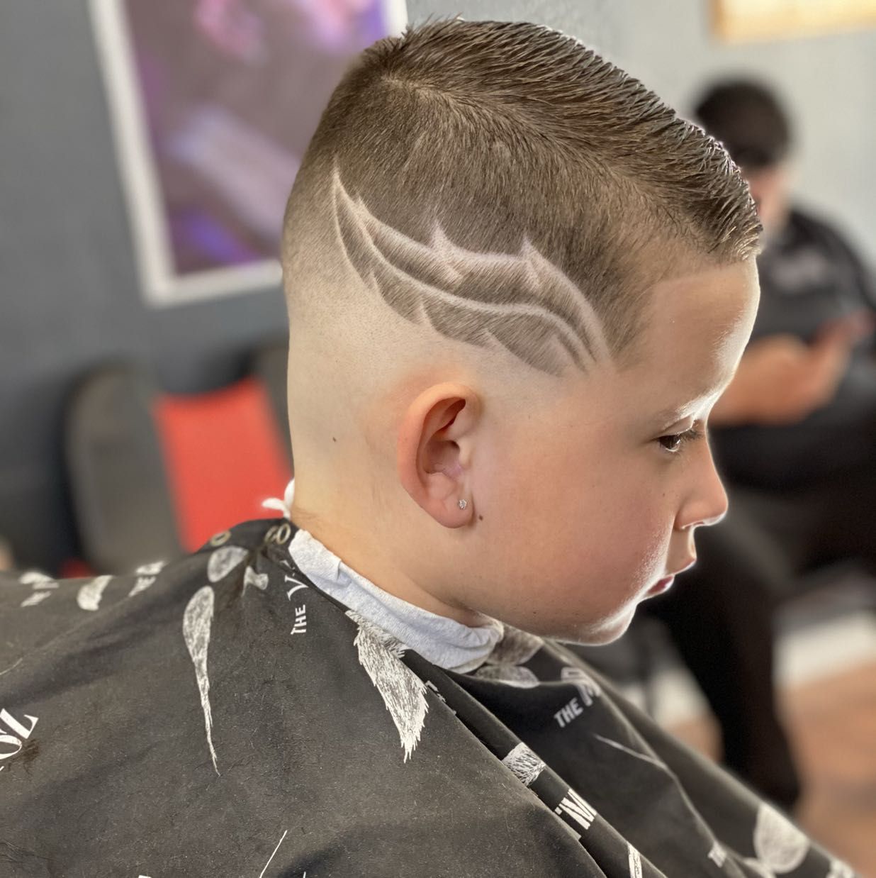 Kids haircut with designs portfolio
