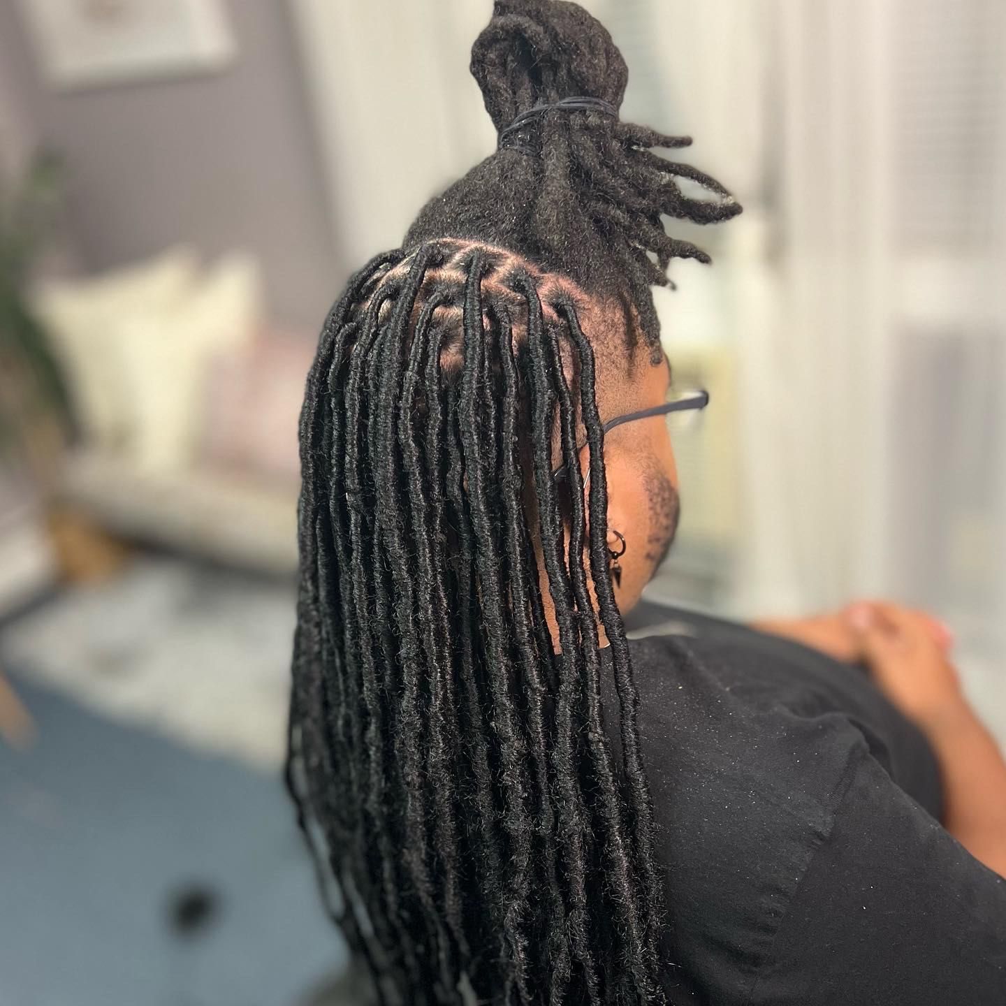 Faux locs over locs (hair not included) portfolio
