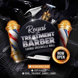 Royal Treatment Barber Lounge (Rodmybarber), 714 Greenville Blvd SE, Greenville, 27858