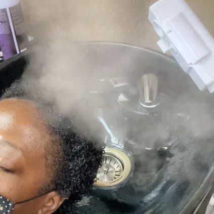 Moisturizing Steam Treatment w/scalp massage portfolio