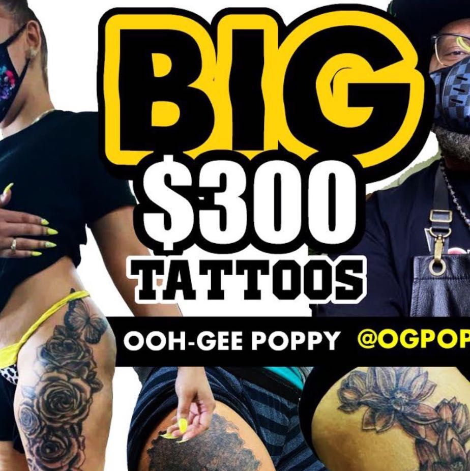 $300 big tattoo special portfolio