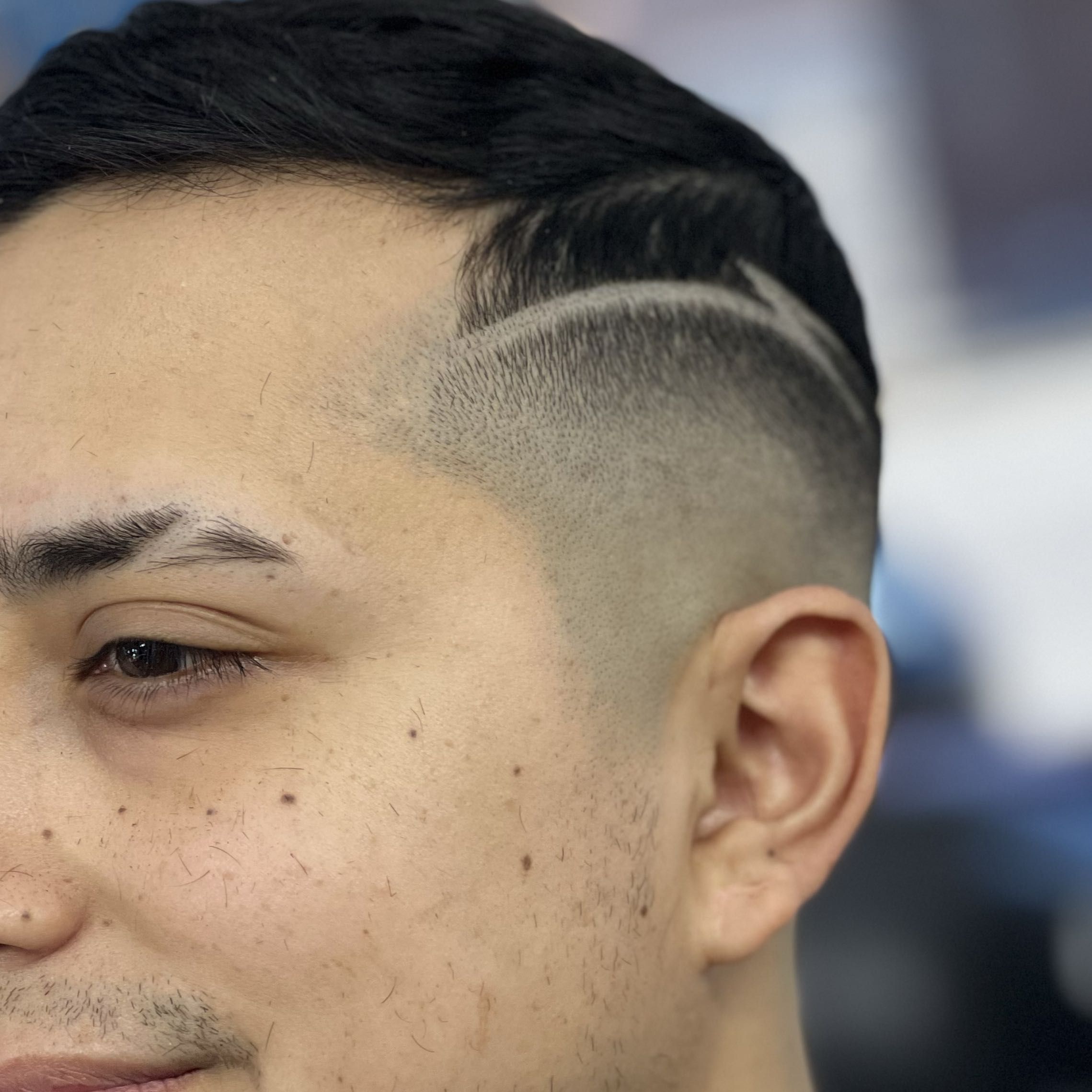 Mens haircut and eyebrows portfolio
