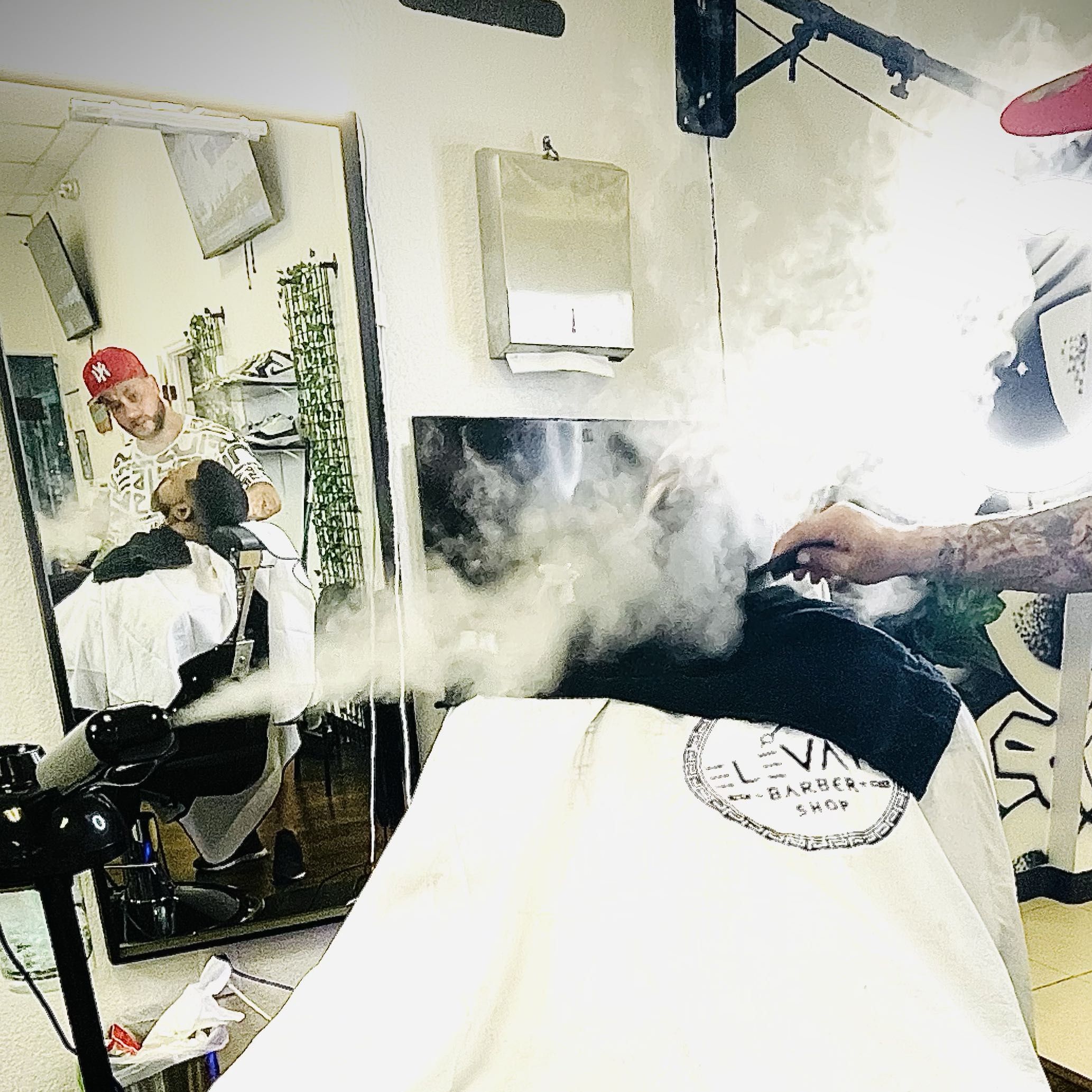 Mens haircut w/ hot steam shave portfolio