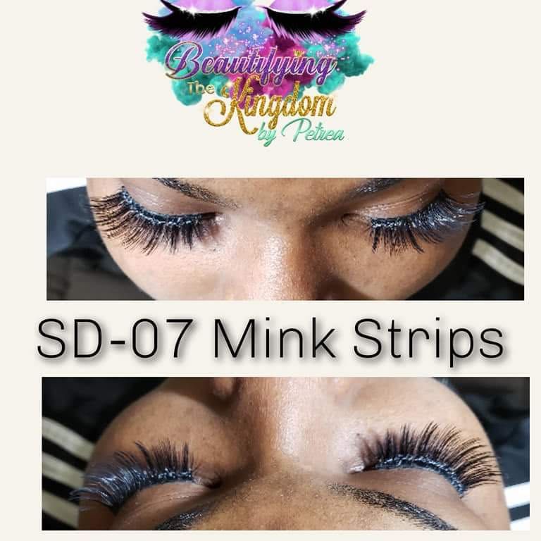 Mink Strips under 25mm length portfolio