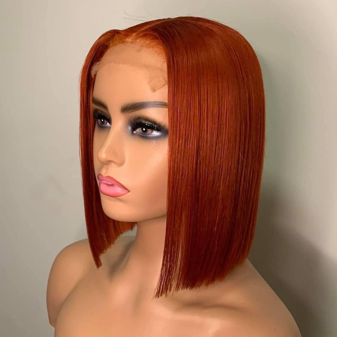 Custom Colored Closure Blunt Cut Wig Unit portfolio