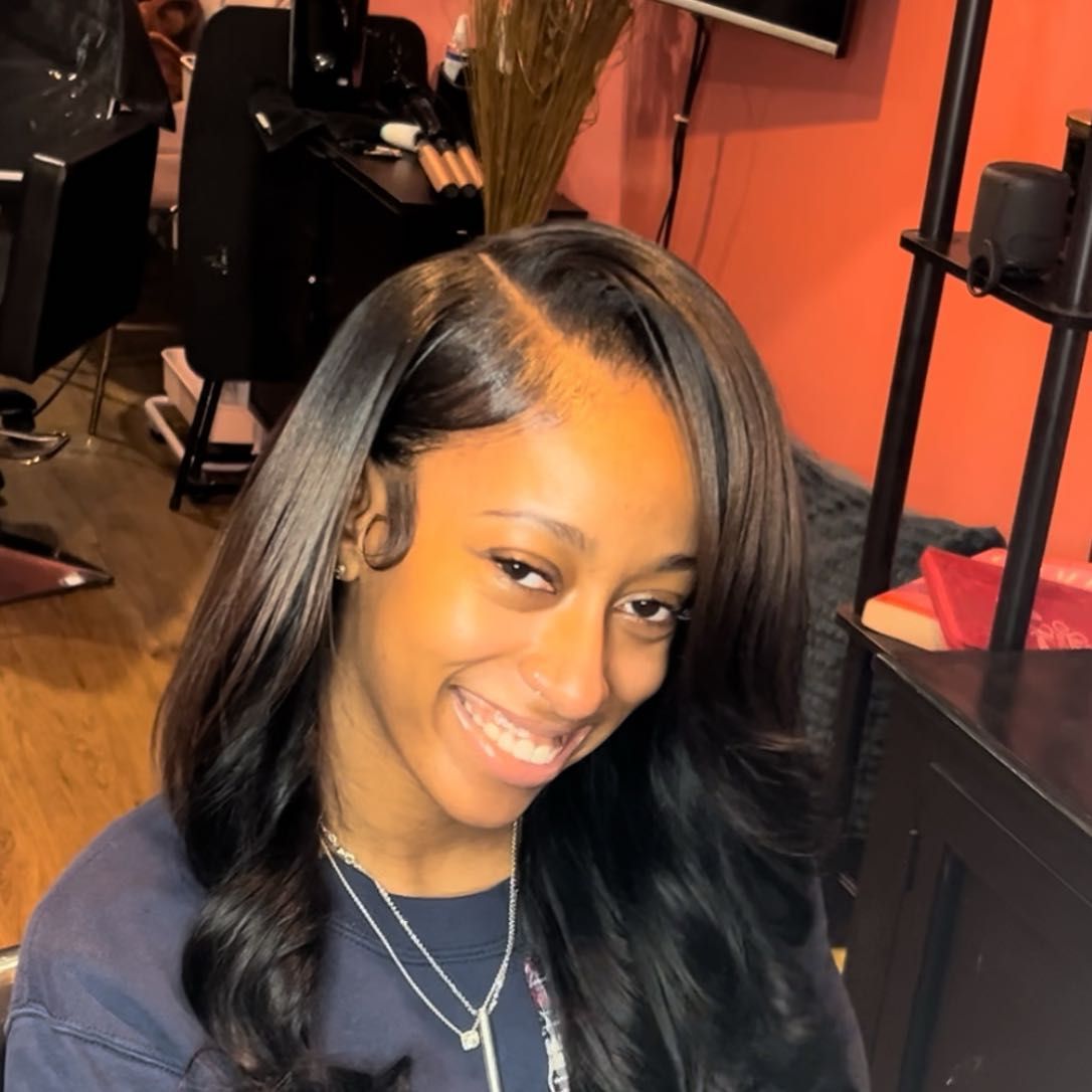 Traditional Sew-in/with Shampoo and blowdry portfolio