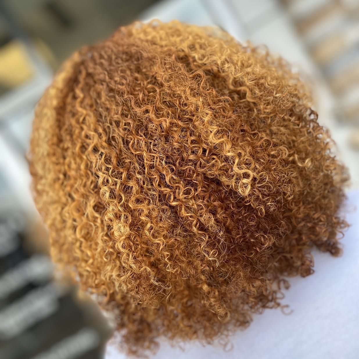 Women's Natural Curly Hair Cut portfolio