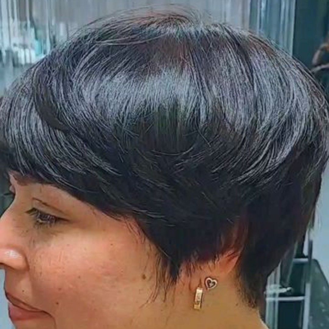 Woman hair cut portfolio