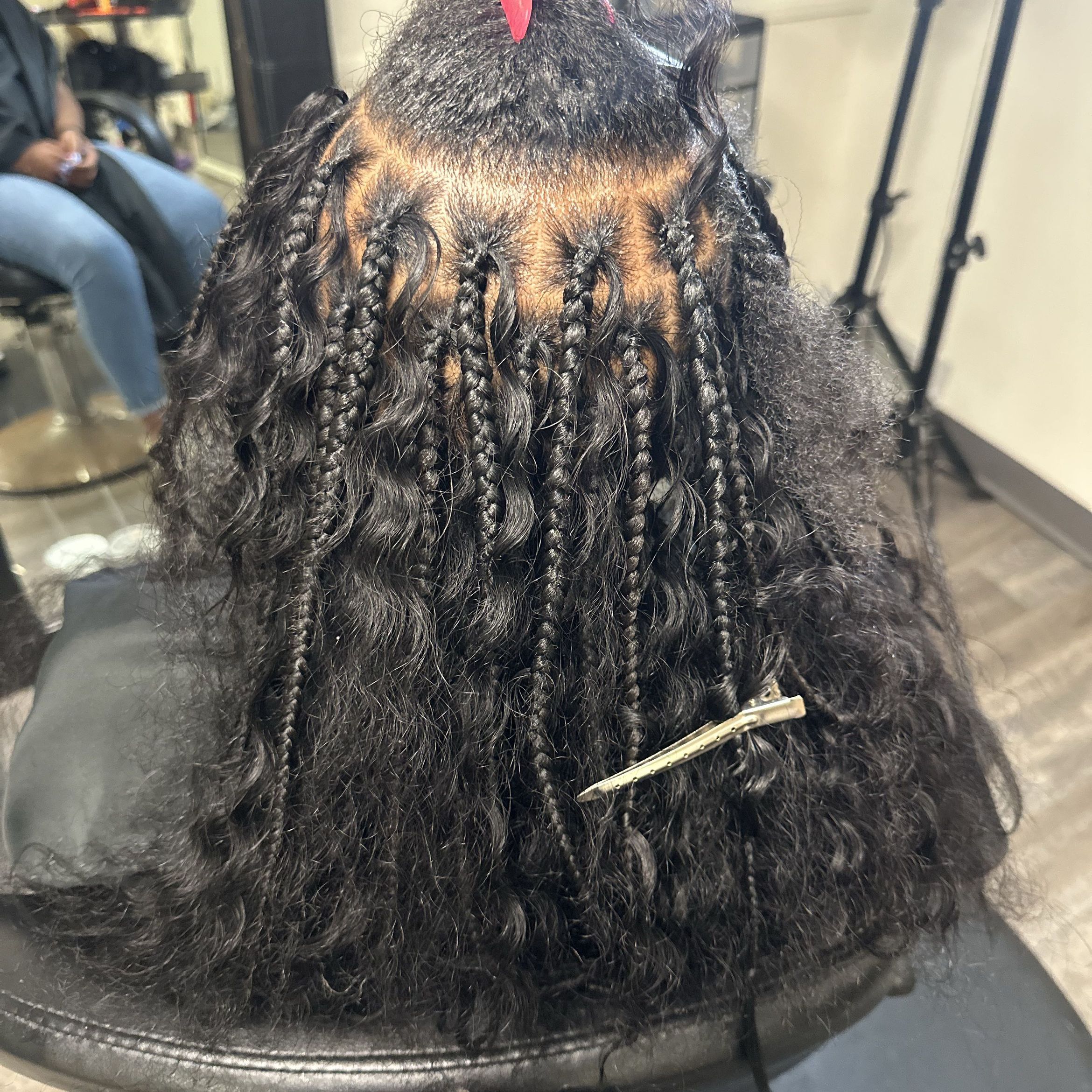 BoHo braids hair included ❌except curly hair portfolio