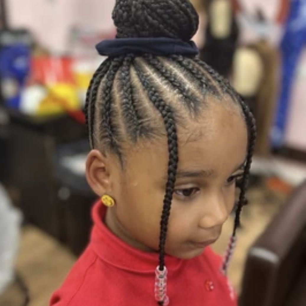 Kids  medium scalp braids NO HAIR ADDED portfolio