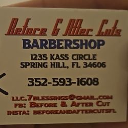 LuisD'Barber - Before & After Cuts, 1235 Kass Cir, Spring Hill, 34606