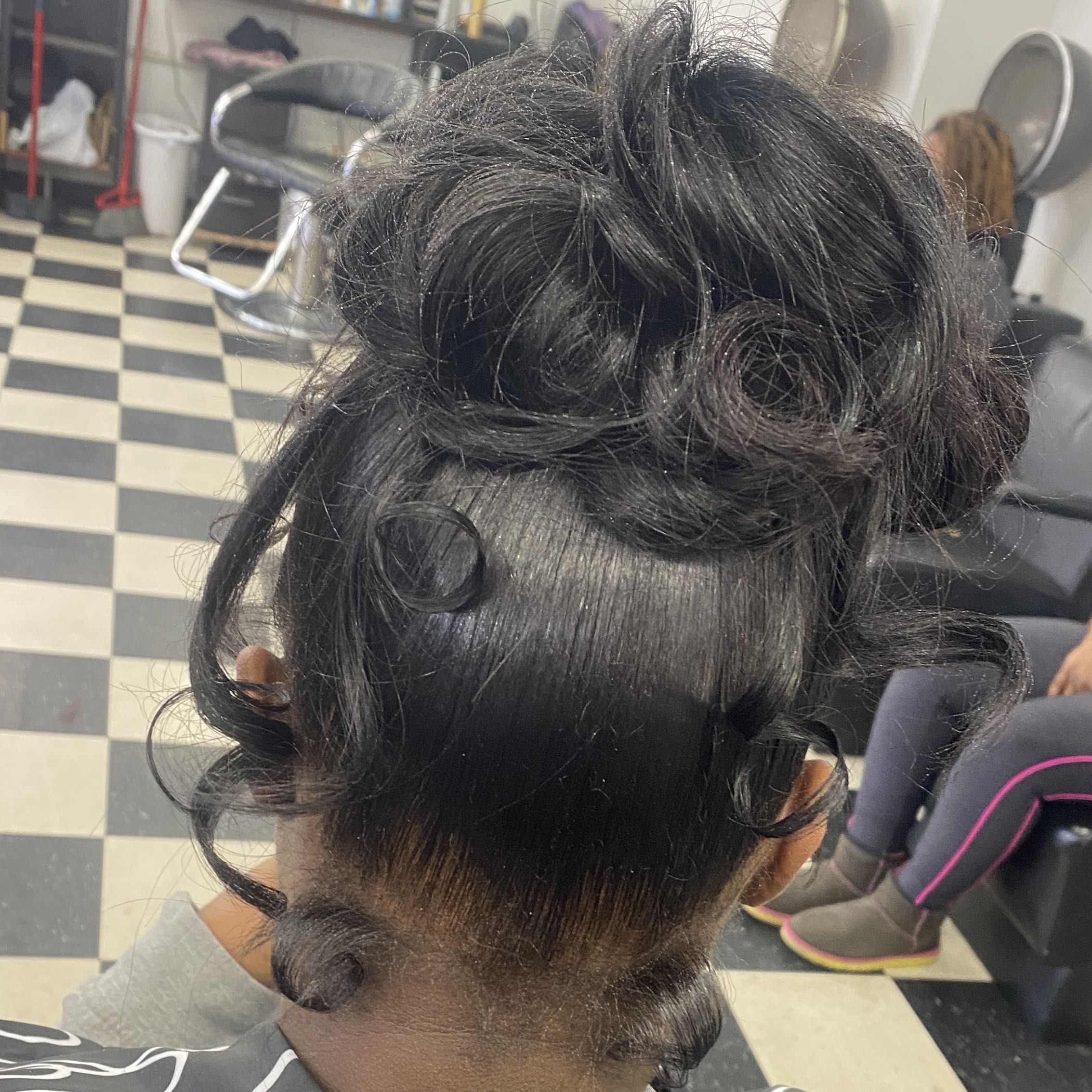 Fancy pin up updo hair not included portfolio