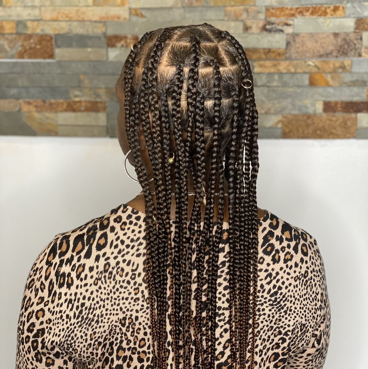 Large Knotless (Mid Back) 42” hair portfolio