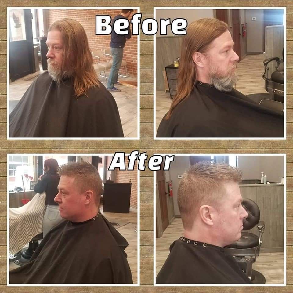Haircut and Beard trim (with trimmer line up) portfolio