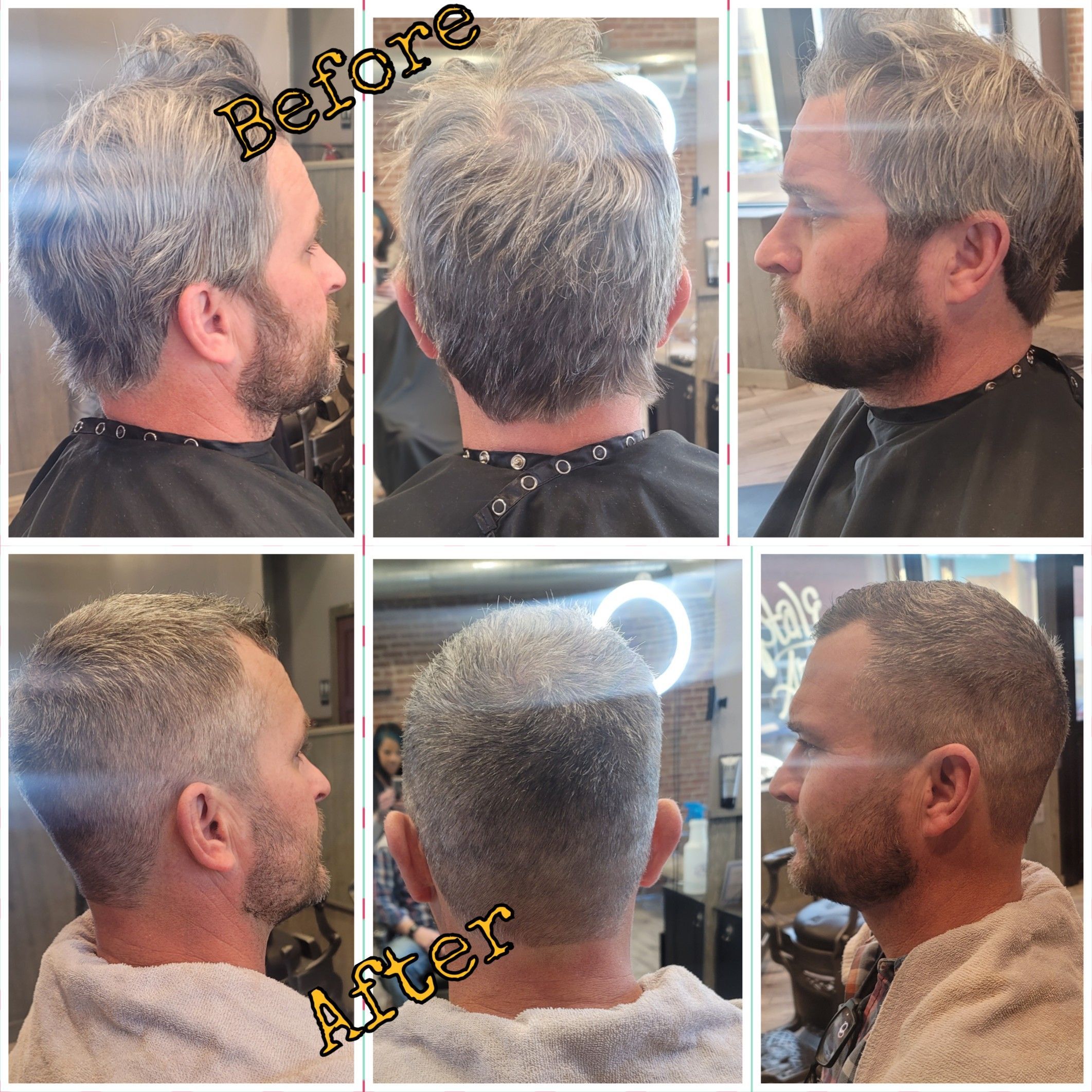 Haircut and Beard trim (with trimmer line up) portfolio