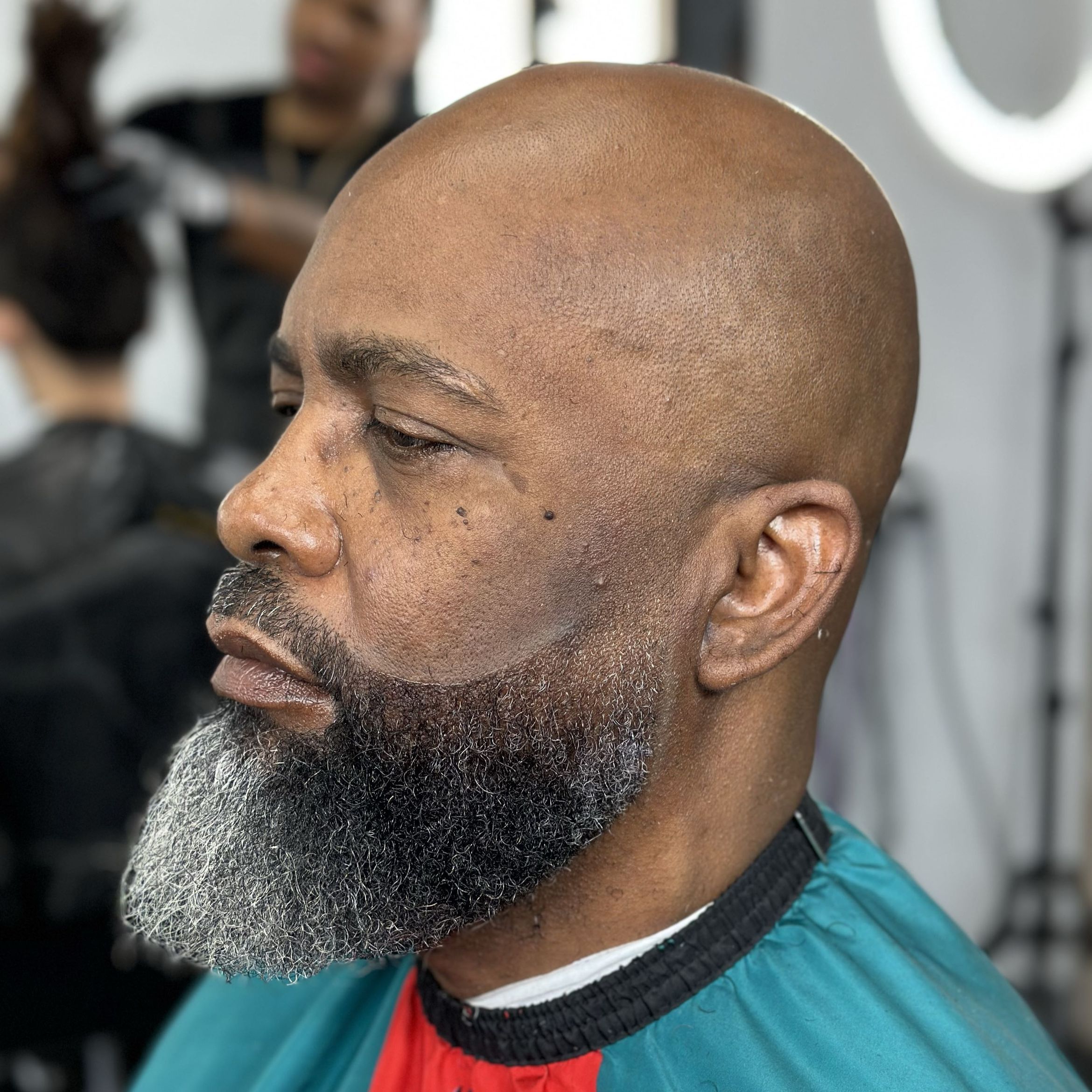 Sunday bald razor shave includes beard service on portfolio