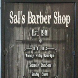 Sal's Barber Shop, 320 Walnut Street, Newtonville, 02460