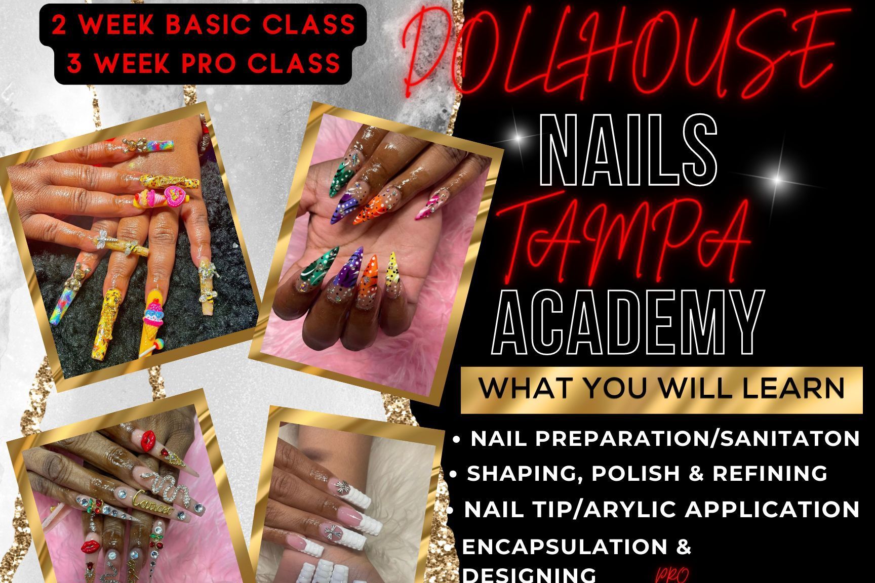 Dollhouse Nail Academy PRO Course portfolio