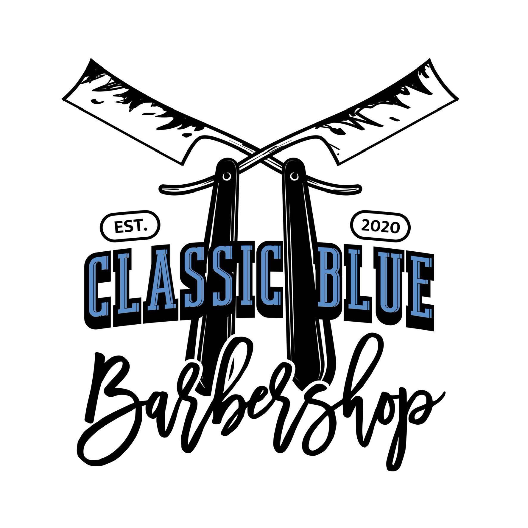 Classic blue barber shop, Farmington Ave, 176, Bristol, 06010