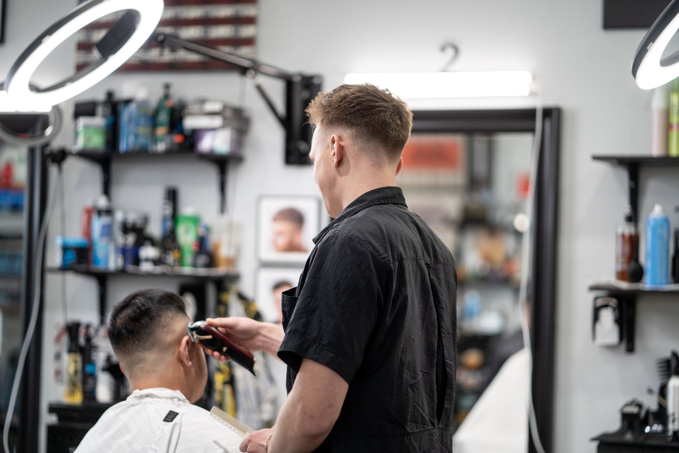 Wallpaper ID 667819  lifestyles cutting hair salon men occupation  cutting hair two people hairdresser wear focus on foreground real  people s indoors portrait scissors free download
