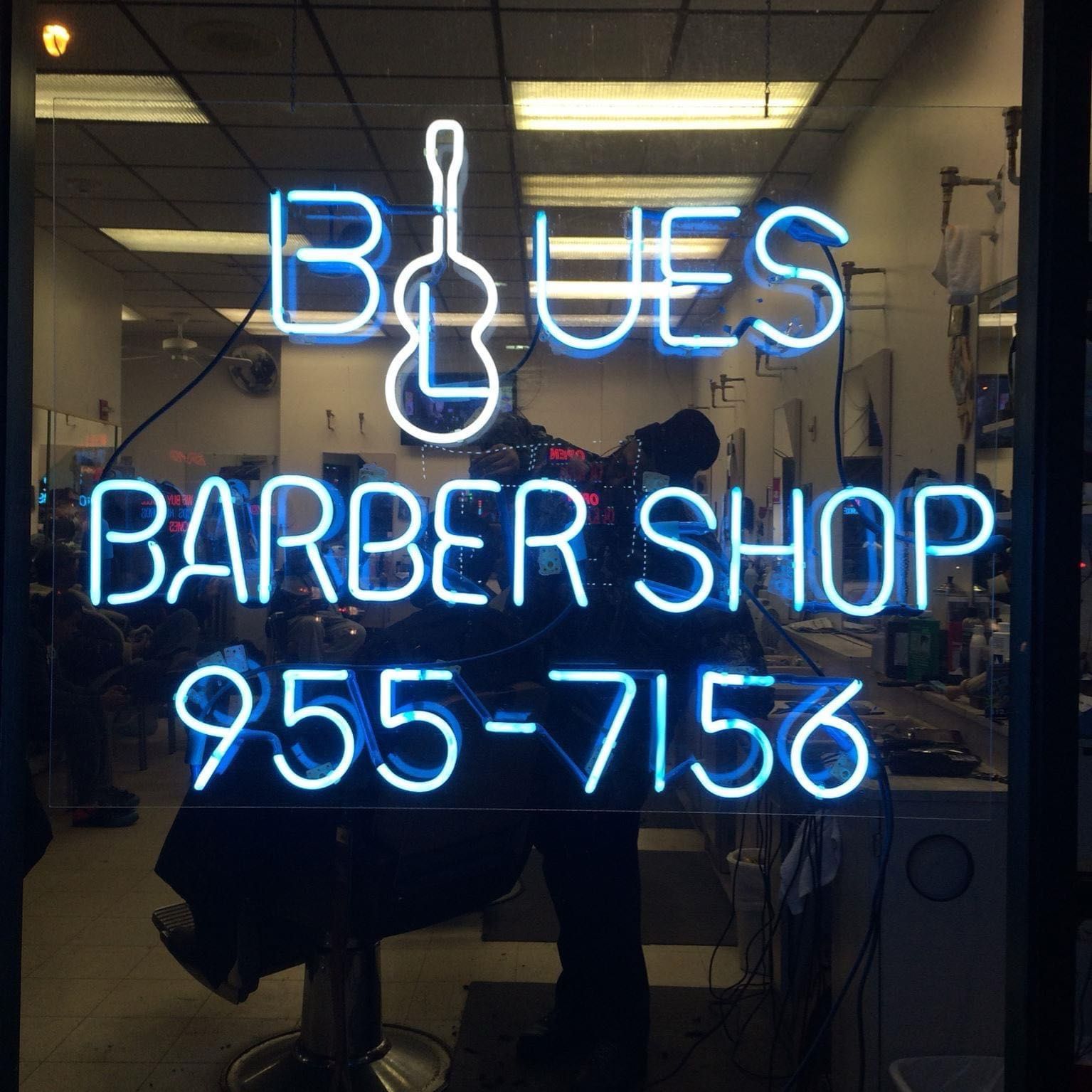 Rico Barbereno at Blues Barbershop, 1376 E 53rd Street, Chicago, 60653