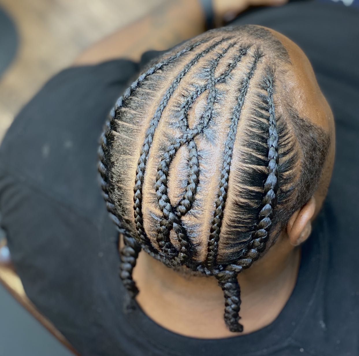 Male braids (scalp braids) portfolio