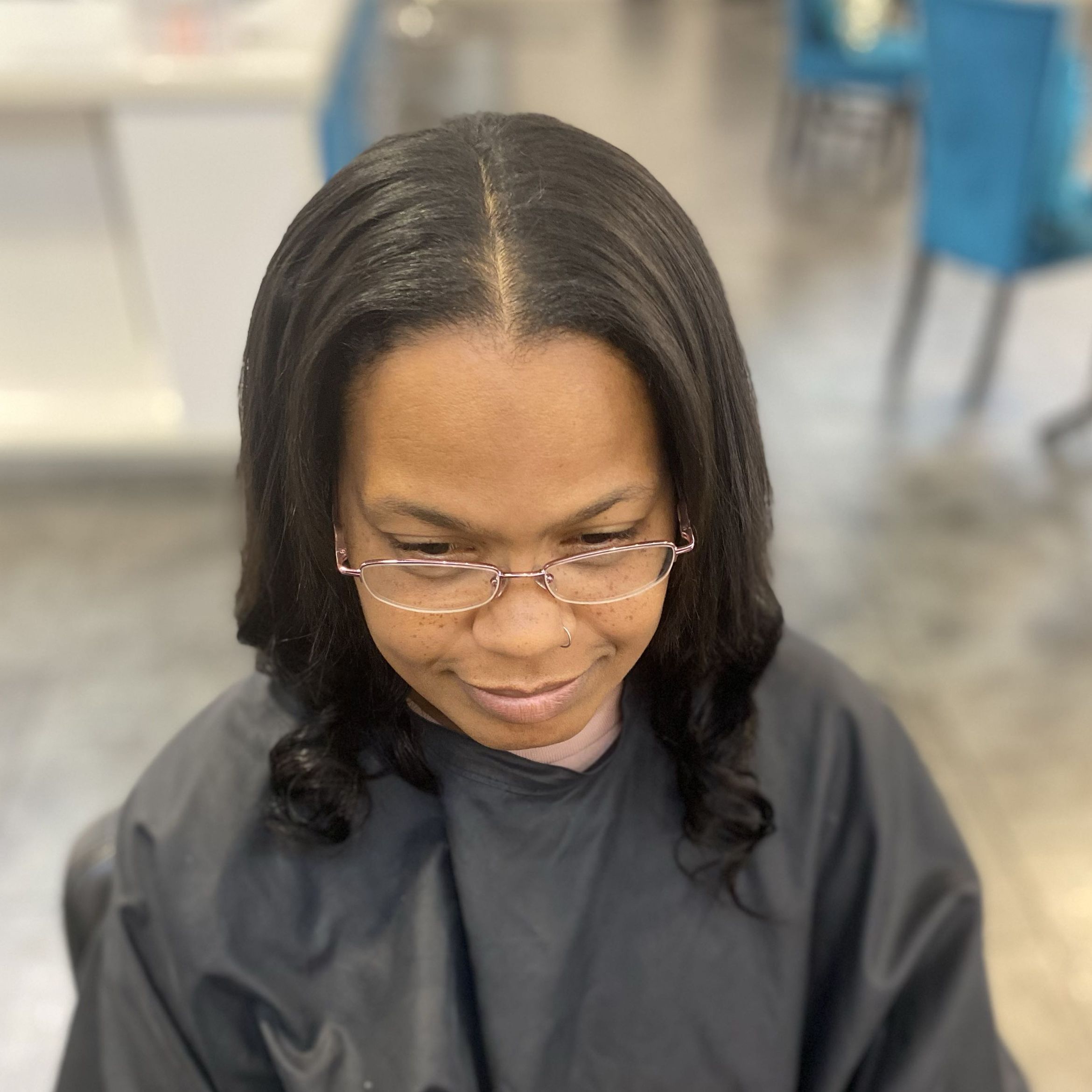 Sew in with leave out portfolio