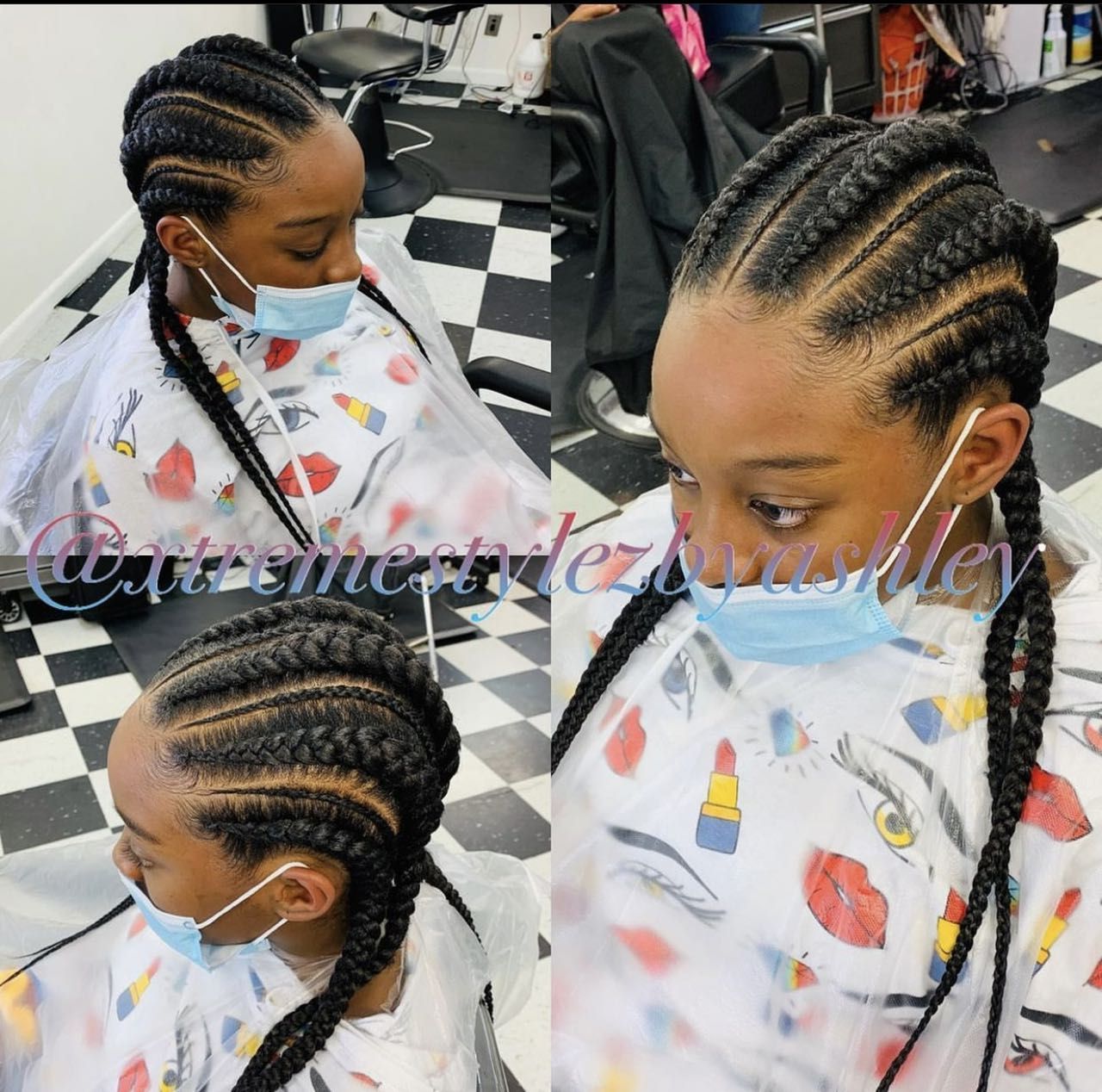 Feed In Braids With Small Braids In Between portfolio