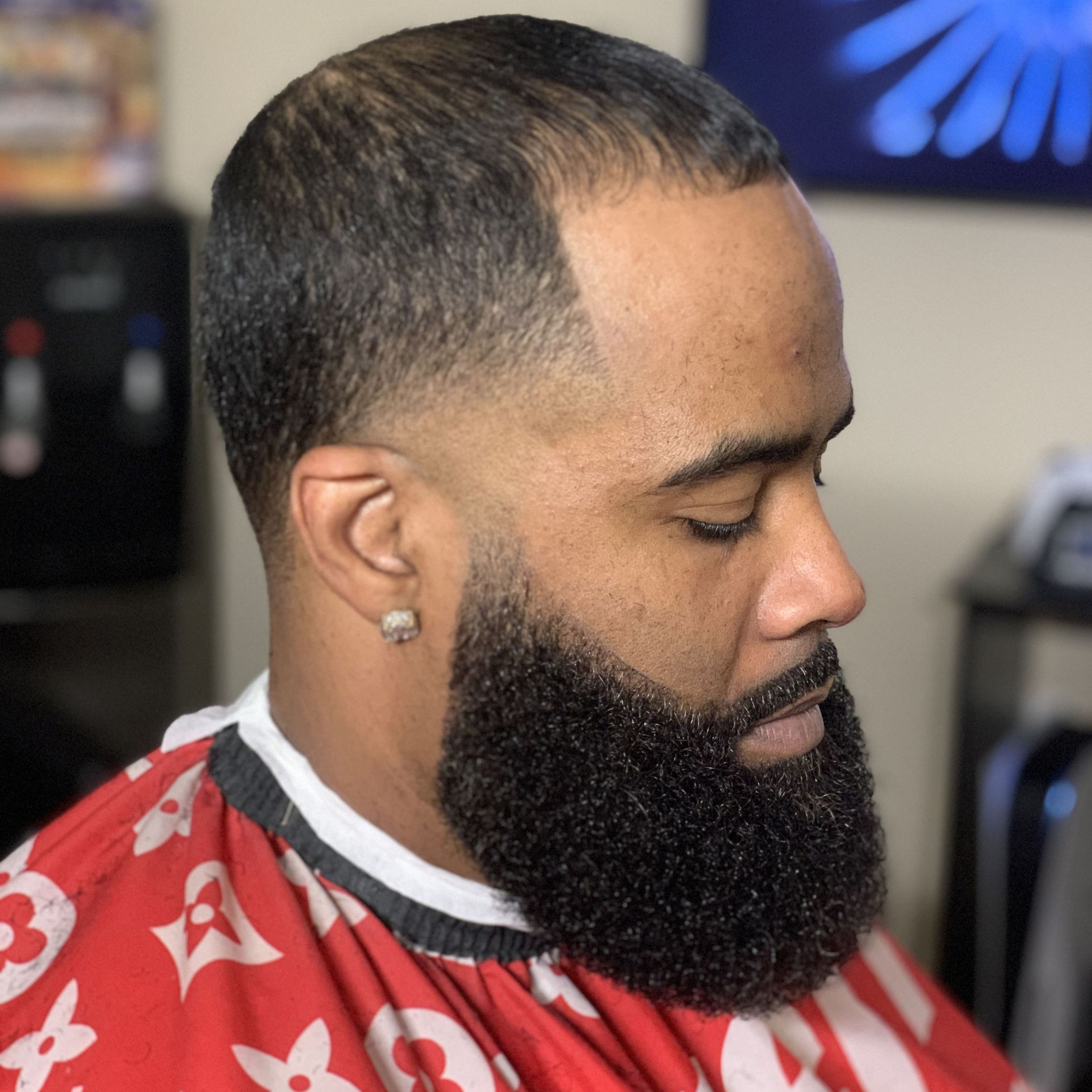 Haircut w/beard trim (Enhancement & razor) portfolio