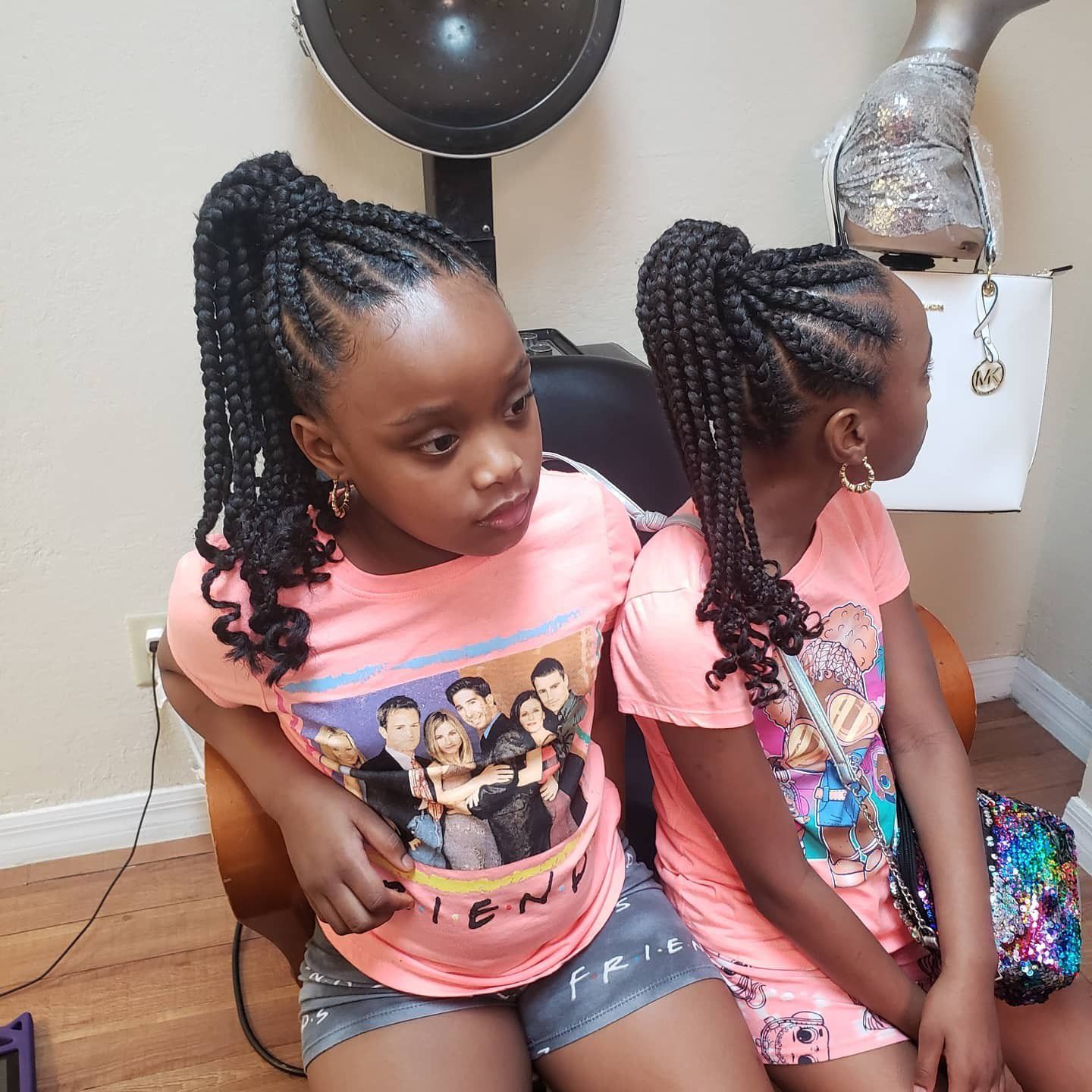 Kids ponytal braids portfolio