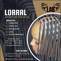 Lorralafricanbraids, 16151 Cairnway Dr, 110, Houston, 77084