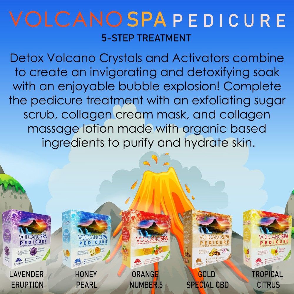 Volcano Spa Pedicure - 5 Step Treatment portfolio