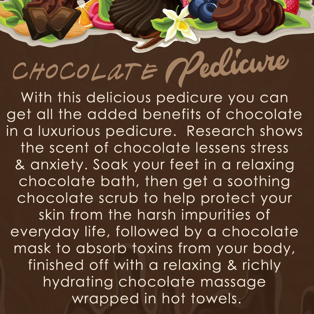 Chocolate Pedicure with GEL POLISH portfolio