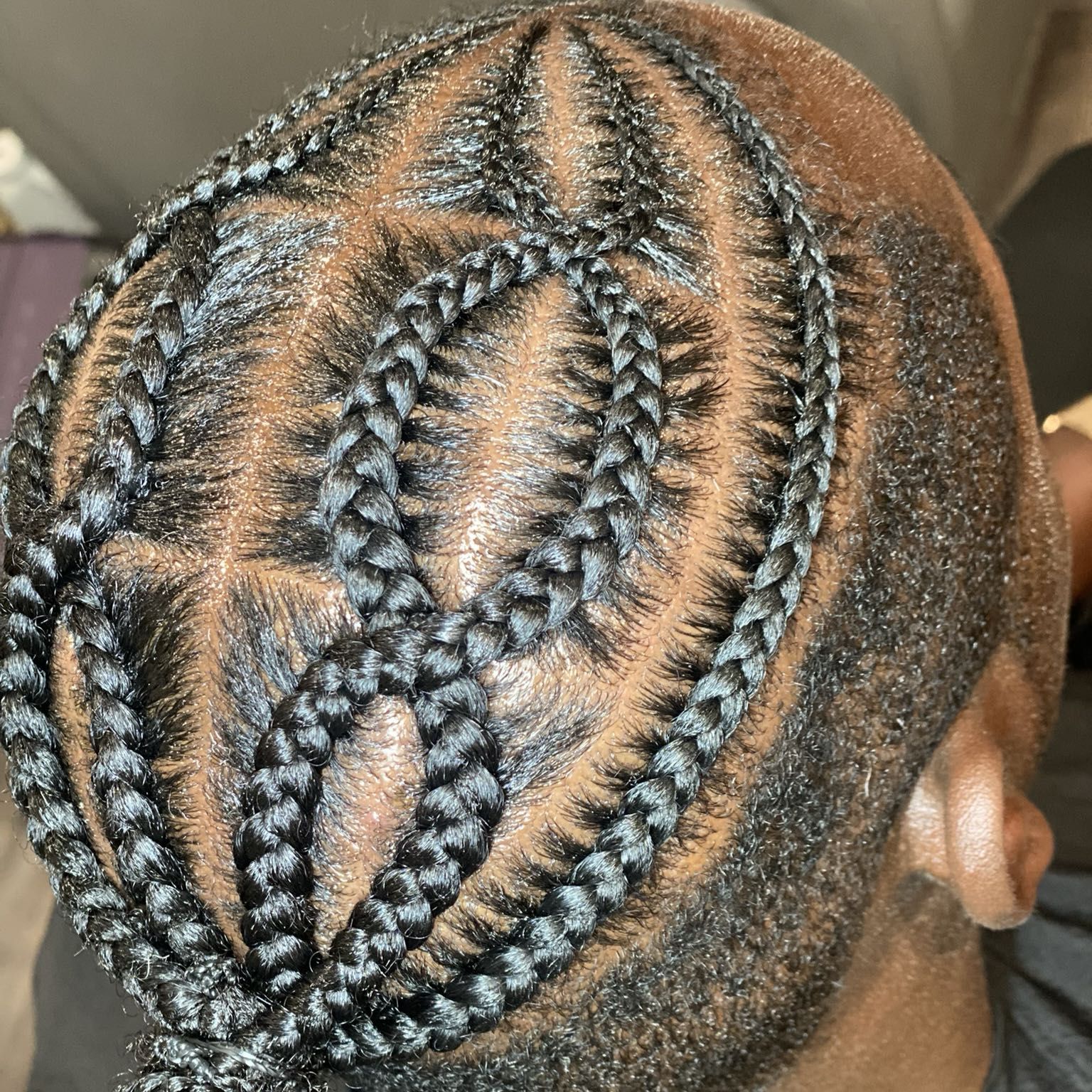 Men’s braids half head portfolio