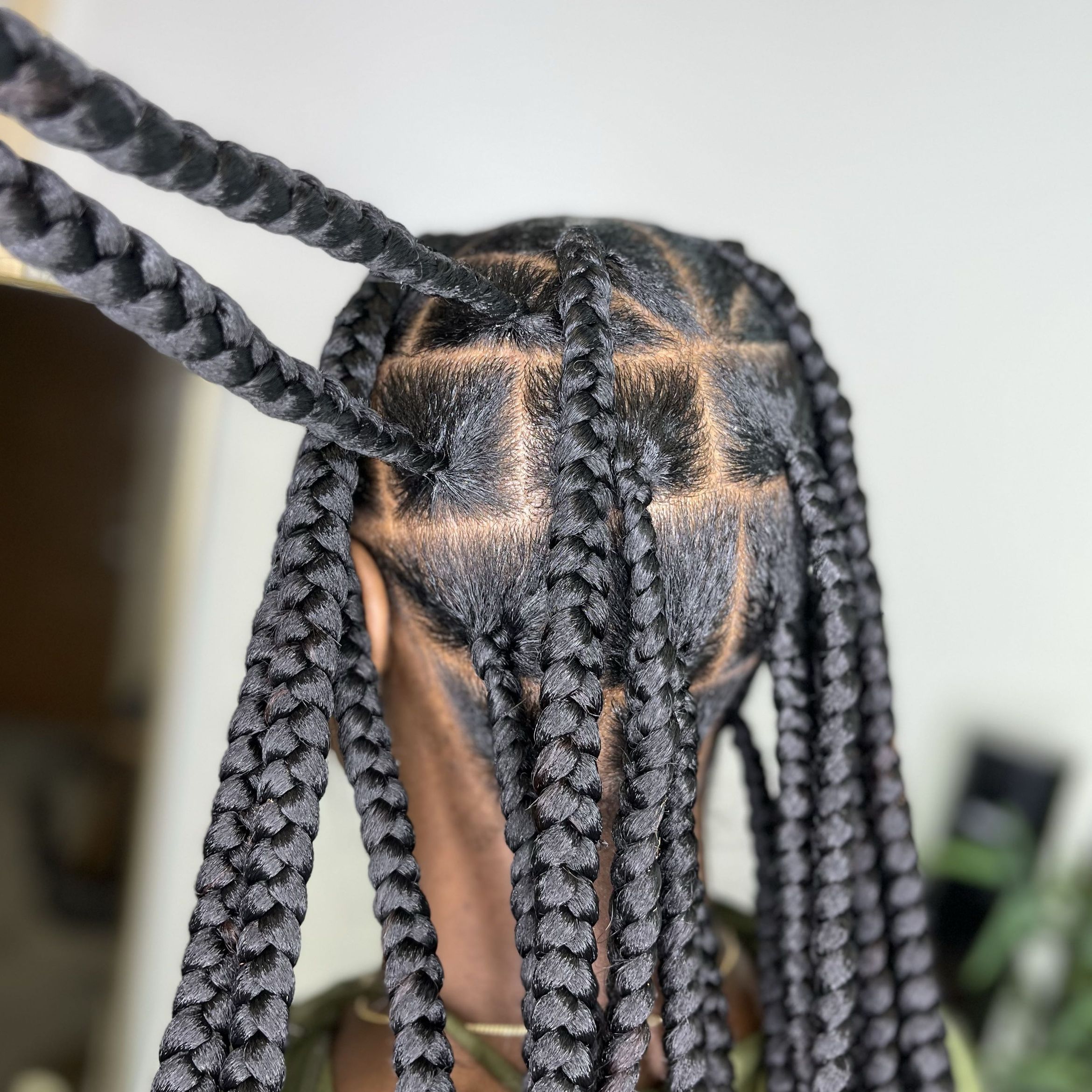 Large Knotless braids portfolio