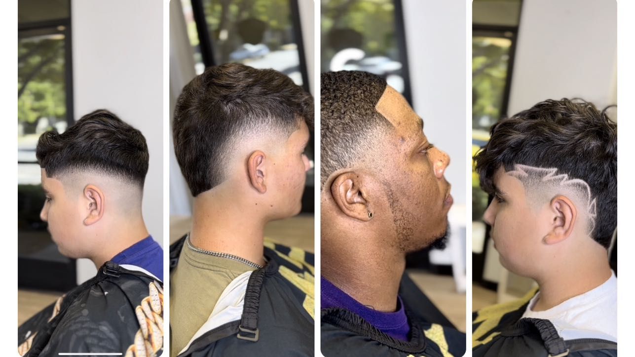 haircut lineup